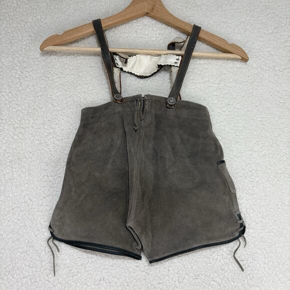 Stylish Gray Kids Overalls with Straps - Picture 5 of 8